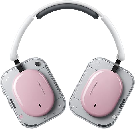 Nothing Headphone (a) 2026 New, Adaptive Active Noise Cancelling Headphones, Wireless Over Ear Bluetooth 5.4 ANC Headset with LDAC Hi-Res, 5 HD Mics Ultra Bass via APP, 135 Hours Playtime, Pink