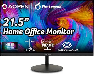 AOPEN by Acer 21.5in FHD 1920x1080 100Hz Office Monitor 22SA2Q Hbi