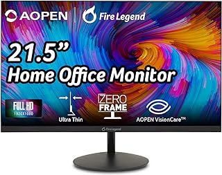 AOPEN by Acer 21.5in FHD 1920x1080 100Hz Office Monitor 22SA2Q Hbi