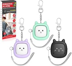 Personal Safety Alarm, VIGOROAD 3 Pack Loud 130dB Siren Emergency Panic Alarm with LED Light, Easy Pull Pin Keychain Self-Defense Security Alarm for Women, Seniors, Kids - Image 1