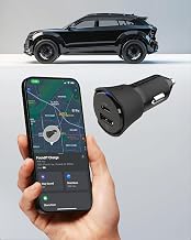 Scosche FoundIT Charge 32W Car Charger, Multi-Port Cigarette Lighter Adapter with 20W USB-C Fast Charging & 12W USB-A Port, Built-in Locator Compatible with Apple Find My & Android Find Hub - Image 1