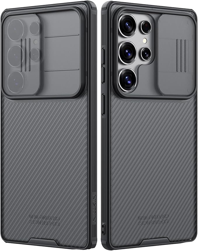Nillkin Galaxy S25 Ultra Case, CamShield Pro for Samsung Galaxy S25 Ultra Case with Slide Camera Cover, S25 Ultra 5G Slim Phone Case 2025 6.86'' (Deep Gray)