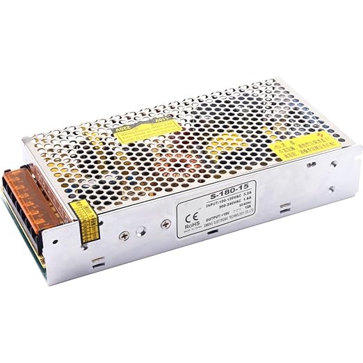 S-180-15 180W 15V 12A Single Output Switching Power Supply 1Pcs(12V_180W)