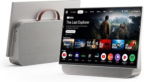 Portable Smart TV, 27 Inch 2K Smart TV,Outdoor TV,RV Trips TV