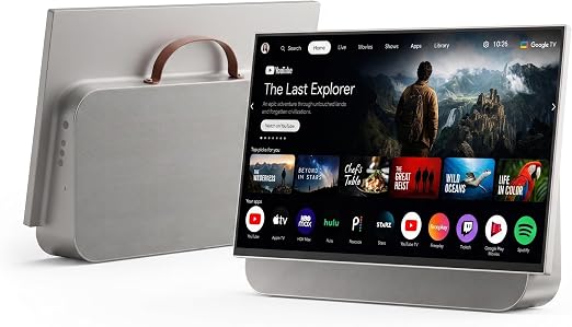 Portable Smart TV, 27 Inch 2K Smart TV,Outdoor TV,RV Trips TV