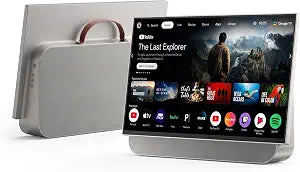 Portable Smart TV, 27 Inch 2K Smart TV,Outdoor TV,RV Trips TV