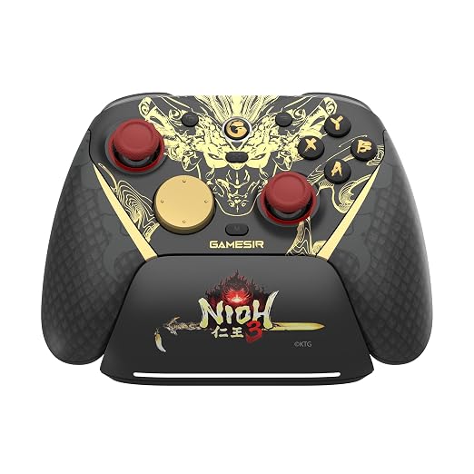 GameSir G7 Pro 8K PC Wireless Controller, Nioh 3 – 8000Hz Polling Rate Wired & 2.4G, TMR Joysticks Anti-Stick Drift, Hall Effect Analog Triggers, Esports Gamepad for Windows PC with 3.5mm Audio