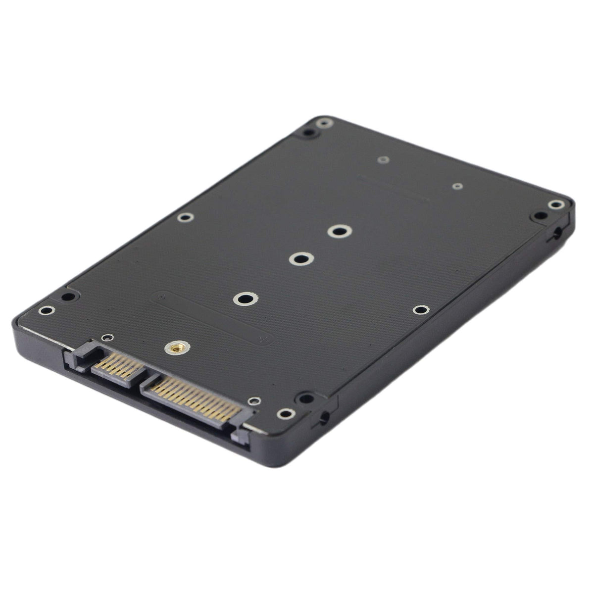M.2 to 2.5 inch SATA Enclosure Adapter,M.2 (NGFF) SSD to SATA III Hard Drive Enclosure,B and M Key SATA Converter to SATA 3.0 Card,Support 2230 2242 2260 2280 Hard Drive with 7mm Case