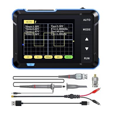 Handheld Digital Oscilloscope Multimeter, DSO152 2.8" TFT Kit - Portable Automotive Pocket Oscilloscope, 2.5MS/s High Sampling Rate, 200KHz Bandwidth, Trigger Function Auto/Normal/Single - Image 3