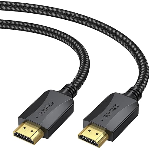 High Speed HDMI Cable 3FT, 2-Pack 4K HDMI to HDMI Cable (4K@60Hz, 2K@165/144/120Hz) with 3D, HDR, ARC, HDCP 2.2 for Computer, Monitor, TV, PS4/5,KVM,Docking Station, HDMI Spliiter Swither,Game Monitor