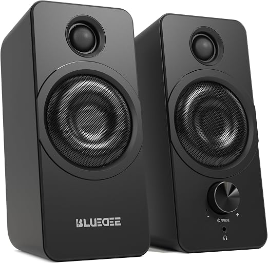 Bluedee PC Speakers for Desktop, Computer Speakers with Dedicated Tweeters