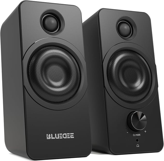 Bluedee PC Speakers for Desktop, Computer Speakers with Dedicated Tweeters