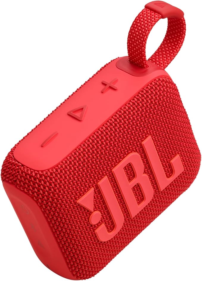 JBL JBLGO4REDAM-Z Go 4 Portable Bluetooth Speaker, Red - Certified Refurbished