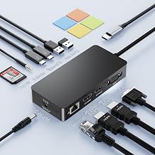 2026 New Surface Thunderbolt 4 Dock Station Triple Displays 4K HDMI*2+VGA - Image 1
