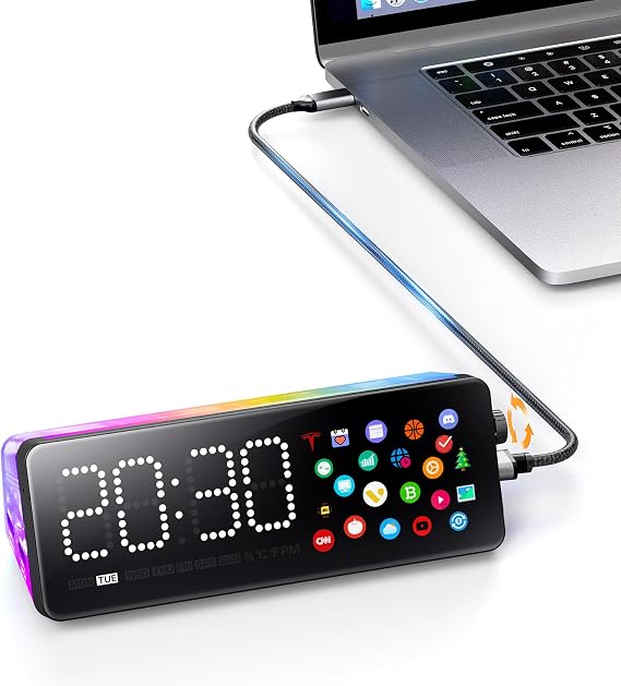 Laptop Docking Station (7-in-1), Docking Station with Screen, Multiple Built-in Apps, USB C Dock with HDMI 4K@60Hz, 90W Max Power Delivery, 1 Gbps Ethernet, USB C Hub for Mac/Dell/HP - Image 7