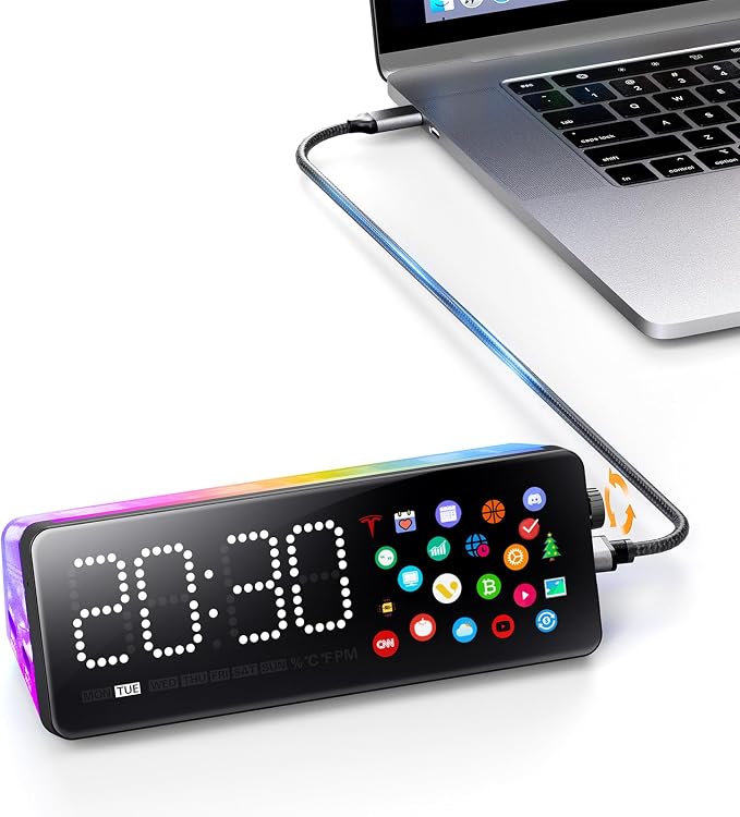 Laptop Docking Station (7-in-1), Docking Station with Screen, Multiple Built-in Apps, USB C Dock with HDMI 4K@60Hz, 90W Max Power Delivery, 1 Gbps Ethernet, USB C Hub for Mac/Dell/HP - Image 8