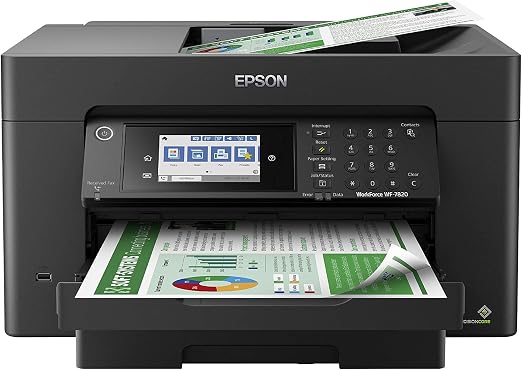 Epson Workforce Pro WF-7820 Wireless All-in-One Wide-Format Inkjet Printer