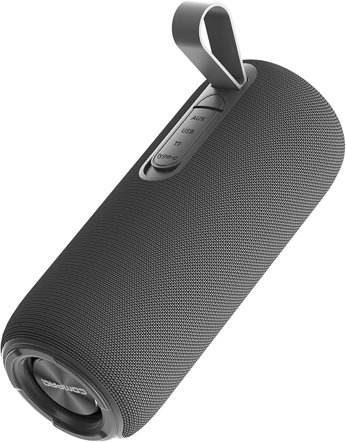 Compaq 20W Bluetooth Speaker – Portable Speaker with Bluetooth 5.0, IPX6 Waterproof, Uninterrupted Playtime, LED – Power and Performance for Indoor and Outdoor