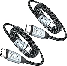 USB C Data Monitor Charing Cable 6FT 2-Pack , 4K, 20Gbps, 240W Charging, - Image 1