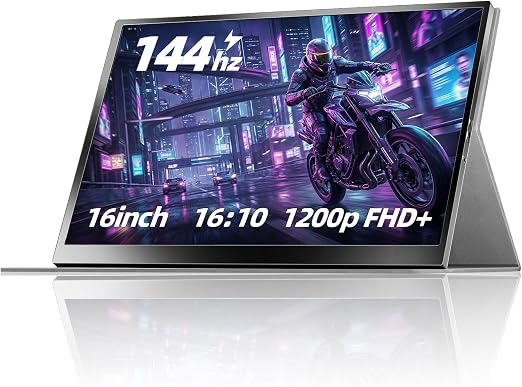 16" Portable Gaming Monitor 144Hz 1920x1200 IPS HDR USB-C