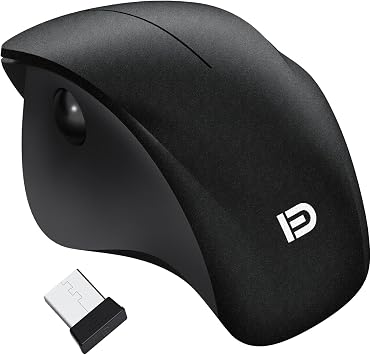 Wireless Ergonomic Mouse, Thumb Side Scroll, Quiet Click