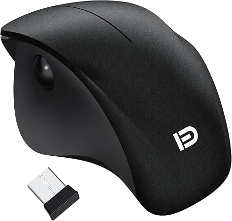 Wireless Ergonomic Mouse, Thumb Side Scroll, Quiet Click