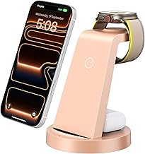 Anlmz 3 in 1 Charging Station - Wireless Charger for Apple Multiple Devices