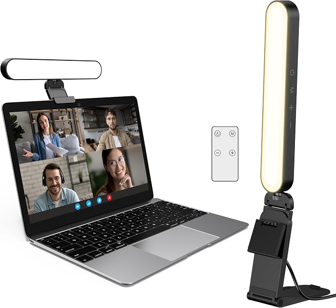 InnoGear Ring Light for Computer On-Camera Monitor Video Conference Light