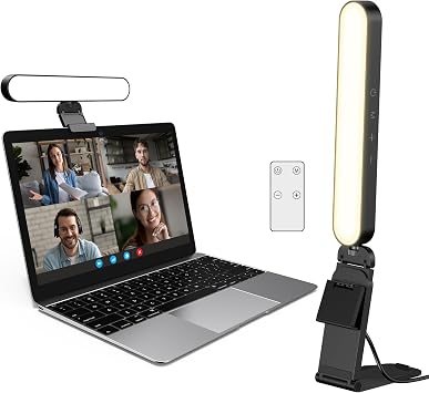 InnoGear Ring Light for Computer On-Camera Monitor Video Conference Light