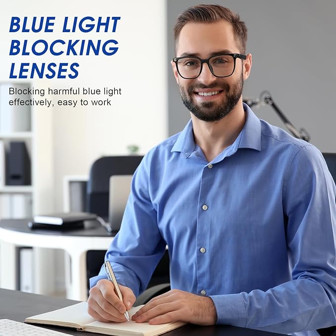 Smart Glasses, Photochromic Anti Blue Light Bluetooth Sunglasses, UV400 Protection, Open-Ear Audio, Hands-Free Calls, Voice Assistant, Wireless Eyewear for Men Women