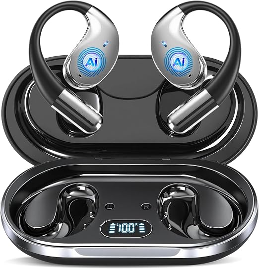 AI Translation Earbuds Real Time, 164 Language Translator Earbud 3-in-1 Bluetooth 5.4 Translator Earbuds with 6 Translation Modes, 60H Translators Headphones with APP for Travel Business, Matte Black