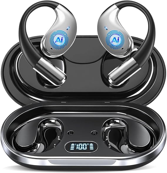 AI Translation Earbuds Real Time, 164 Language Translator Earbud 3-in-1 Bluetooth 5.4 Translator Earbuds with 6 Translation Modes, 60H Translators Headphones with APP for Travel Business, Matte Black