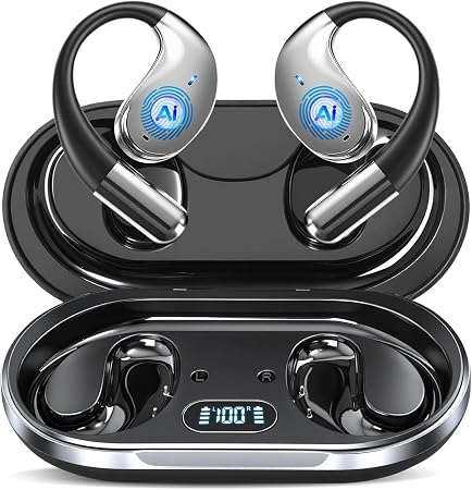 AI Translation Earbuds Real Time, 164 Language Translator Earbud 3-in-1 Bluetooth 5.4 Translator Earbuds with 6 Translation Modes, 60H Translators Headphones with APP for Travel Business, Matte Black