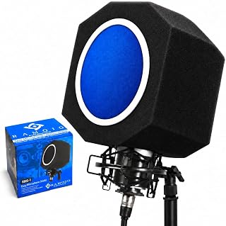 Microphone Isolation Shield with High-Density Foam for Podcast & Recording - Image 1