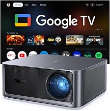 HAPPRUN 3000 ANSI Lumens Outdoor Projector with Official Google TV - Image 1