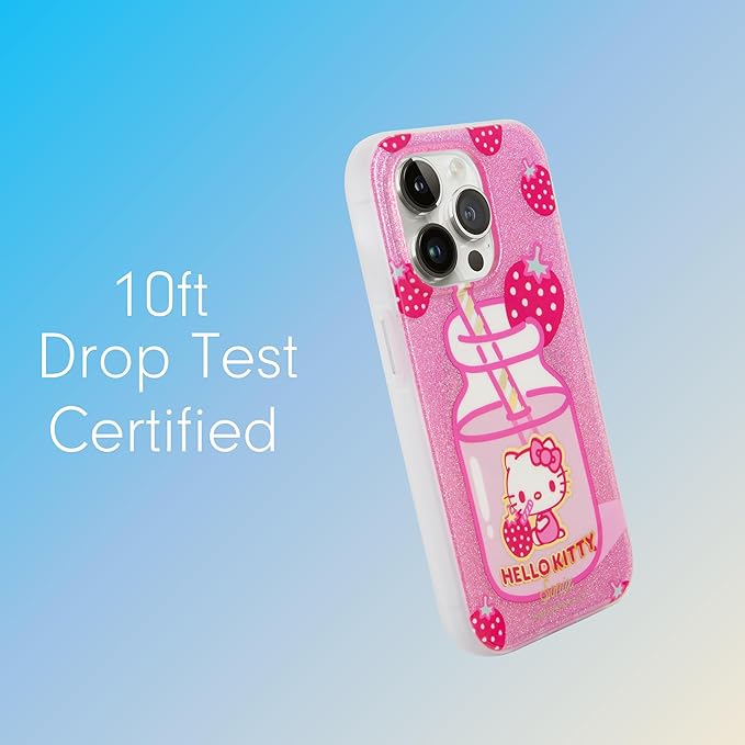 Sonix x Sanrio Case for iPhone 15 Pro Max | Compatible with MagSafe | 10ft Drop Tested | Hello Kitty Strawberry Milk