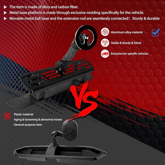2025 2024 F150 Phone Mount for 2024+ F150 & Rap tor Metal Cell Phone Holder Dash Phone Mount 2024 F 150 Dash Mount (Narrow)