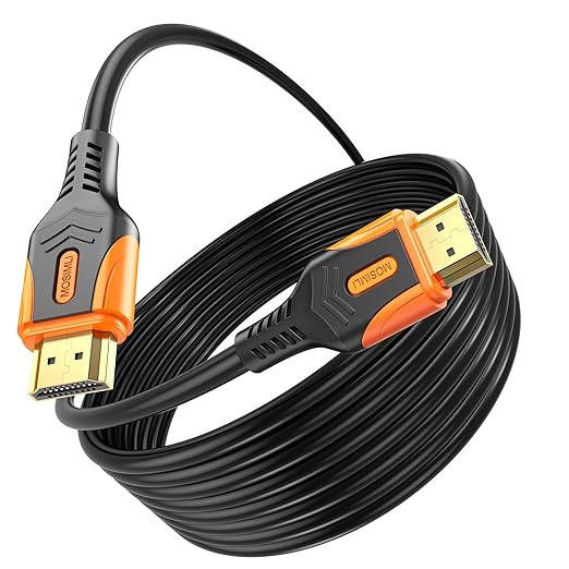 4K HDMI 2.0 Cable 10FT, High Speed 18Gbps HDMI Cord, Support 4K@60Hz & 2K@240Hz, HDR10, 3D, ARC, Dolby, DTS, HDCP 2.2 for PS5, Xbox, Switch, TV, PC, Monitor, Graphics Card