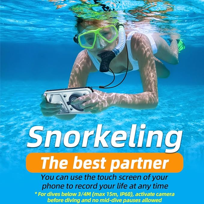 AICase Waterproof Phone Case,Cruise Essentials 2025/Universal Self-Check Function Underwater Pouch Dry Bag Beach Travel Essentials for iPhone 16e 16 15 14 13 12 11/Samsung S25/LG,Google/Xiaomi/01