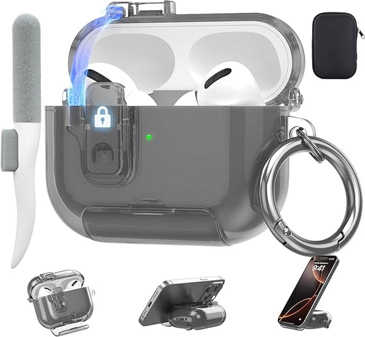 Valkit Compatible Airpods Pro 2nd Generation Case Clear, Soft TPU AirPods Pro 2 Case Transparent Protective Cover for Women Men Shockproof iPods Pro 2 Cases Skin for Airpods Pro 2 Charging Cases