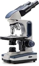 SWIFT SW350B 40X-2500X Magnification, Siedentopf Binocular Head, Research-Grade Compound Lab Microscope with Wide-Field 10X and 25X Eyepieces, Mechanical Stage, Abbe Condenser - Image 1