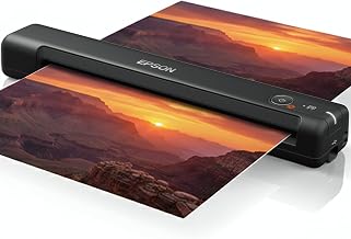 Workforce Es-50 Portable Document Scanner for Laptop - Complete Bundle for Pc and Mac – Best Travel Photo Scanner, with Feeder, Wireless, Mobile Friendly, Mini USB Cable Included (Renewed) - Image 1
