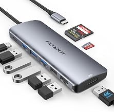 USB C Hub Docking Station, 9-in-1 Multi-Port USB Adapter, 4K@60Hz HDMI, 100W Max PD, 3 USB3.0(5Gbps) + 2 USB2.0 Data Ports, SD/TF Card Reader for MacBook, iPad Pro, Dell, HP, Lenovo, Windows Laptop - Image 1