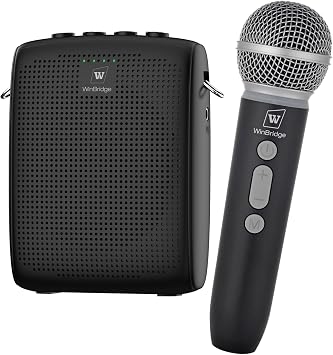 WinBridge Wireless Voice Amplifier with Microphone for Teachers,Tour Guides