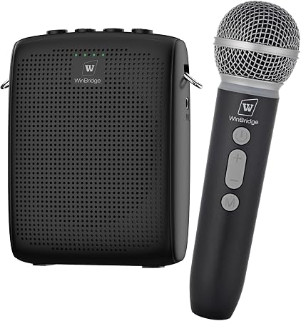 WinBridge Wireless Voice Amplifier with Microphone for Teachers,Tour Guides