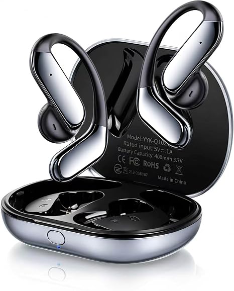 Upgraded Open Ear Headphones with Hooks AI Translation Earbuds Real Time