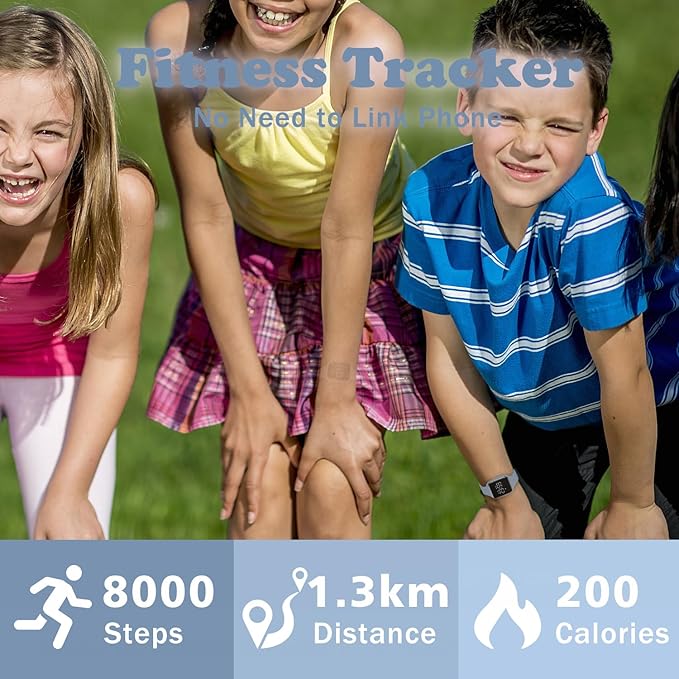 Kids Watches for Girls Boys Digital Sport Watch with Step Counter Pedometer Vibration Alarm Clock, No App Waterproof Fitness Tracker Kids Watch Boys Girls Teens Students Ages 5-16