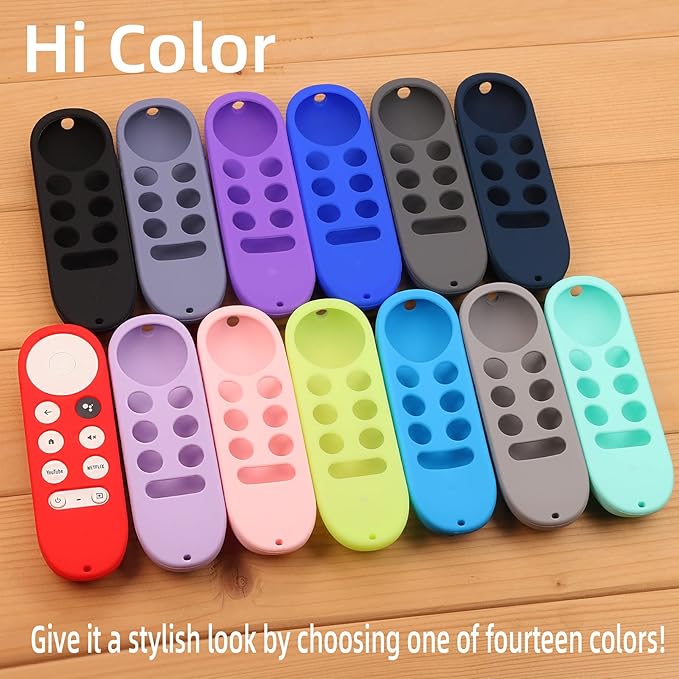 Silicone Case for Chromecast with Google TV 2020 Voice Remote Protective Cover for 2020 Chromecast Voice Remote (Lavender Purple)