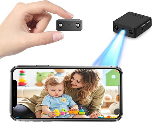 Crazytree Hidden Camera, 1080p HD Mini Spy Camera, WiFi Wireless Camera, Indoor Surveillance Camera for Pet Baby, Nanny Cam with Night Vision, Motion Detection