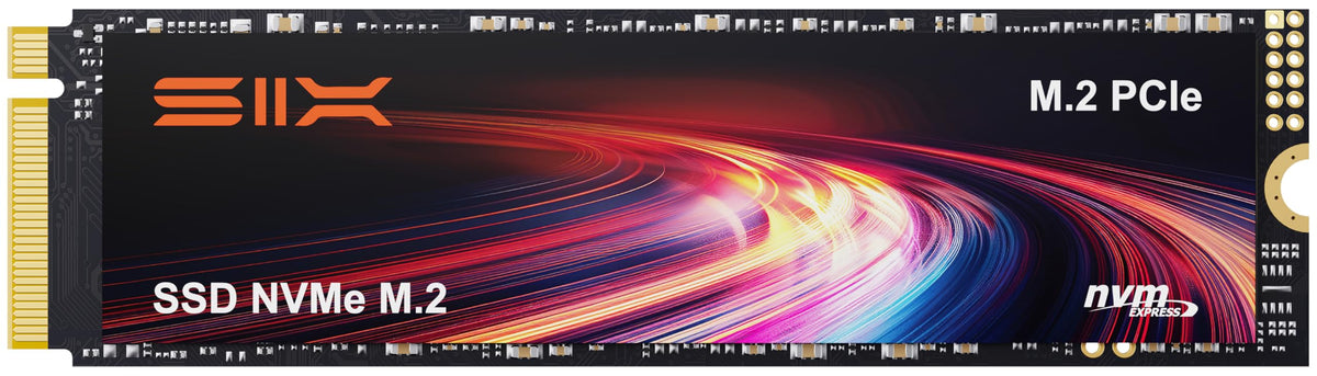 SIX X4000 512G M.2 SSD PCIe Gen3x4 NVME SSD Solid State Drive - Up to 3000MB/s Read, 1300MB/s Write